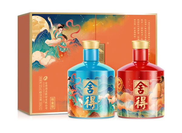 石家庄舍得酒回收艺术·舍得（追天者 夸父+嫦娥）