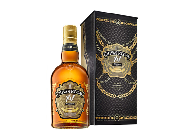 石家庄芝华士15年回收Chivas Regal XV Balmain巴尔曼联名限定版700ml苏格兰调配型威士忌洋酒