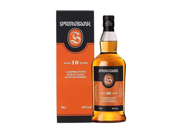 石家庄收购云顶10年威士忌SpringBank云顶10年700ml回收洋酒行货