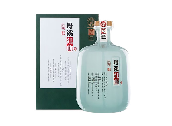石家庄丹溪黄酒回收丹溪8年红曲黄酒750mL 2瓶礼盒装