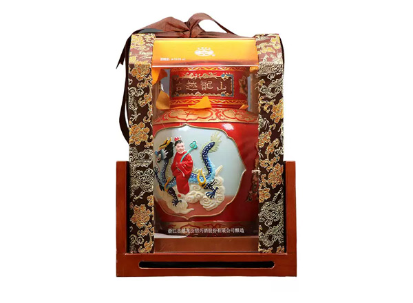 石家庄古越龙山黄酒回收古越龙山状元及第二十年陈酿2.5L工艺浮雕黄酒